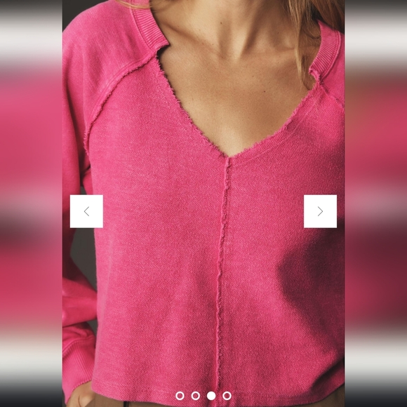 Pilcro Reworked Popover Sweatshirt Anthropologie - S - Picture 3 of 12